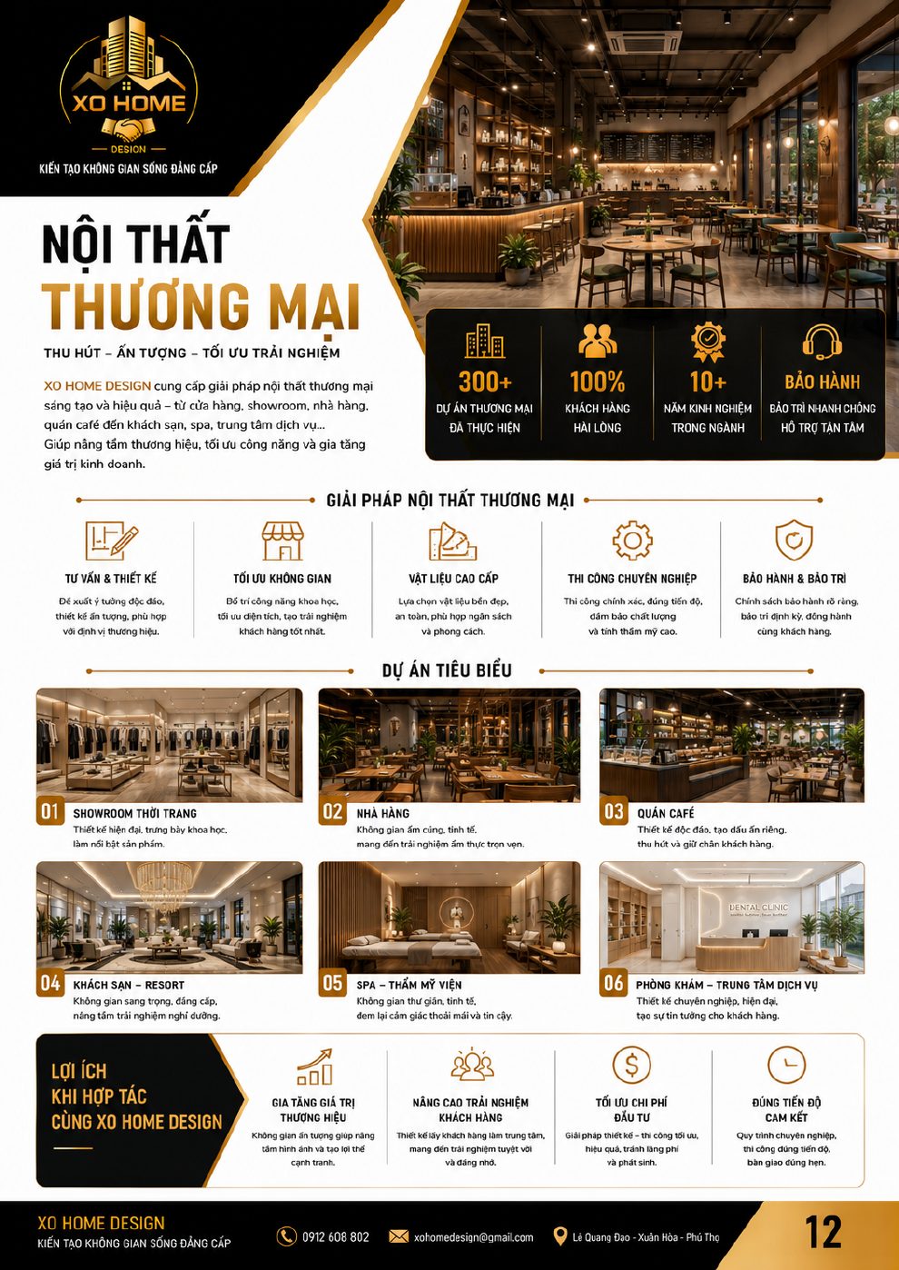 Nội thất thương mại XO HOME DESIGN